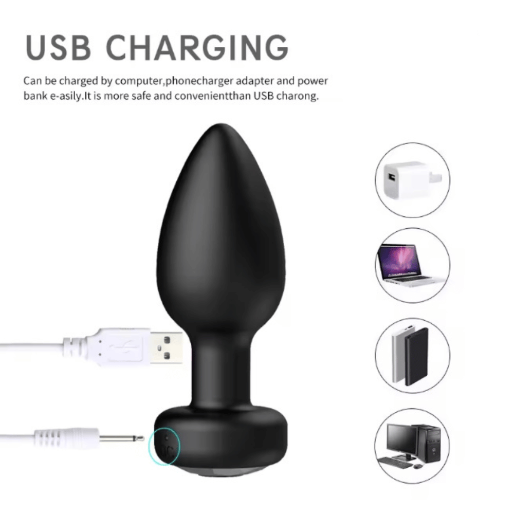 Vibrator Butt Plug (Remote Controlled)