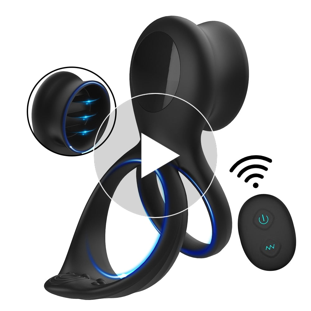 Vibrating Cock Ring With Wireless Remote