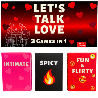 Let's Talk Love - Fun and Romantic Couples Game to Spice up Your Relationship