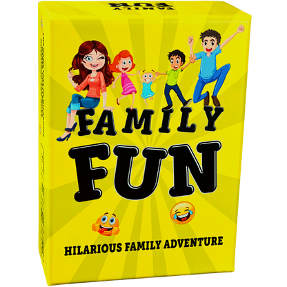 Family Fun Card Game - 200 Hilarious Dares & Challenges for Family