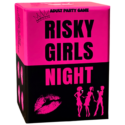 Risky Girls Night - Fun Party Game for Ladies Nights: 150 Spicy Questions and Hilarious Dares, Drinking Games - Bachelorette, Pregame, Birthday Parties Gifts