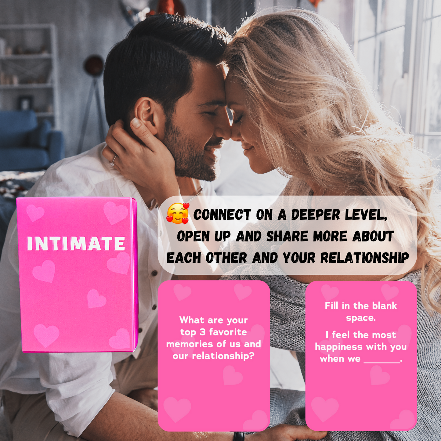 Let's Talk Love - Fun and Romantic Couples Game to Spice up Your Relationship