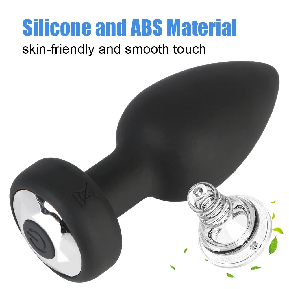 Anal Plug Vibrator with 10 Speeds