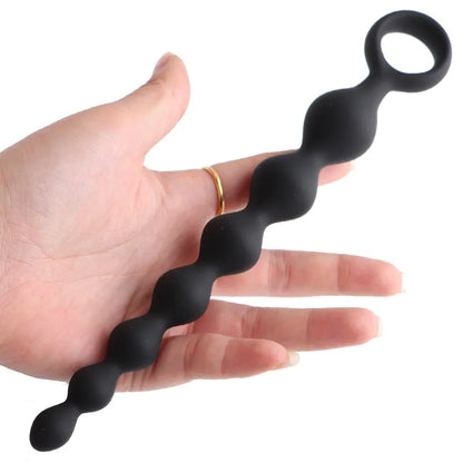 9 Inch Silicone Anal Beads