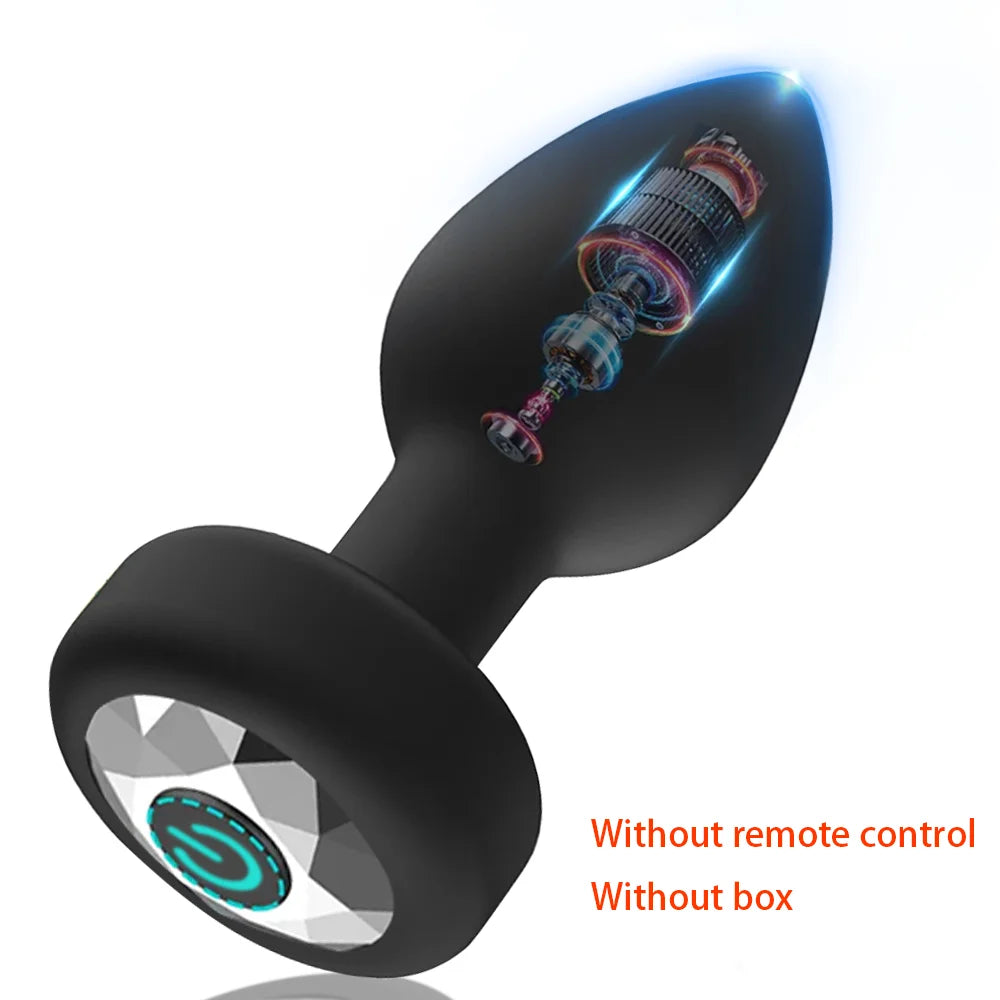 Anal Plug Vibrator with 10 Speeds