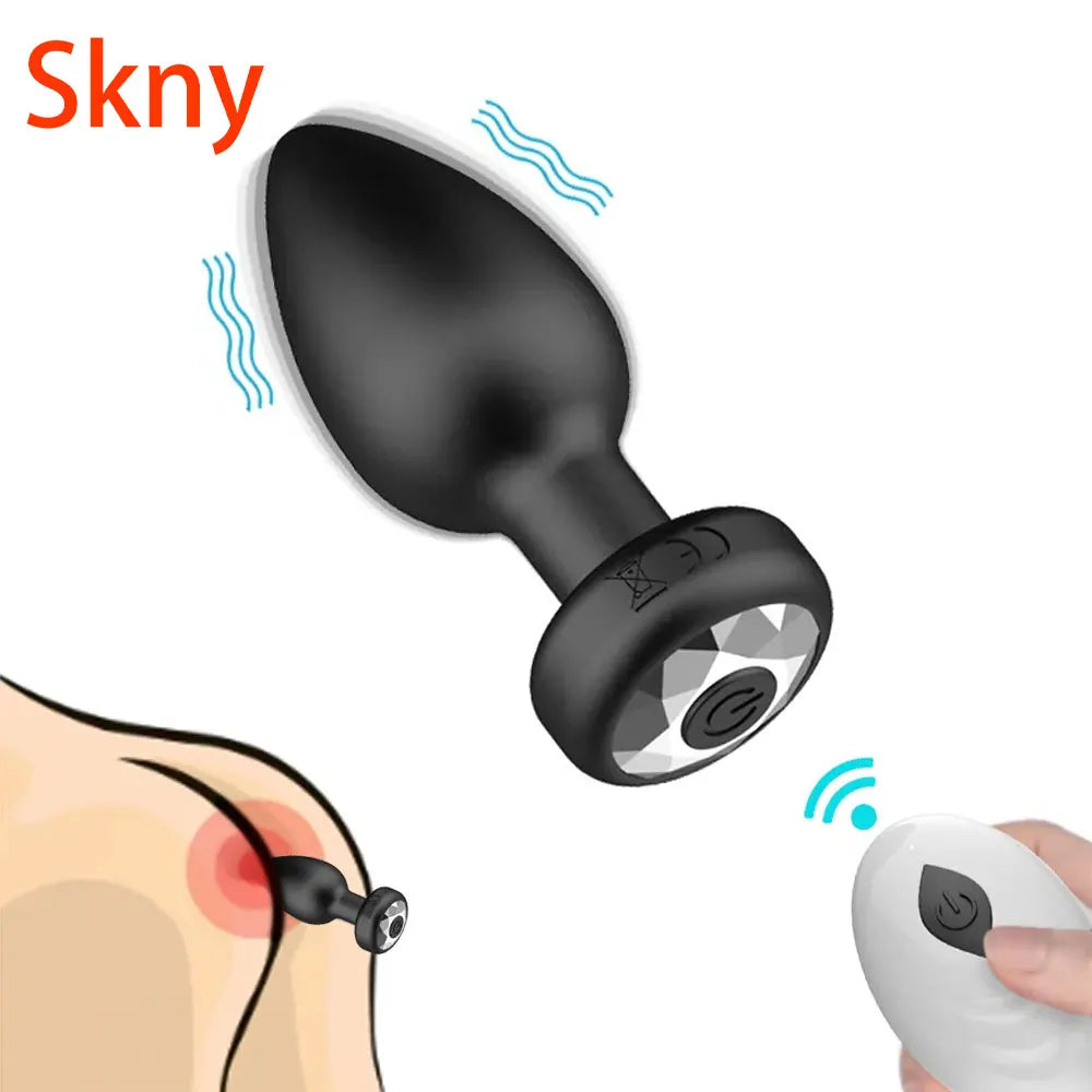 Anal Plug Vibrator with 10 Speeds