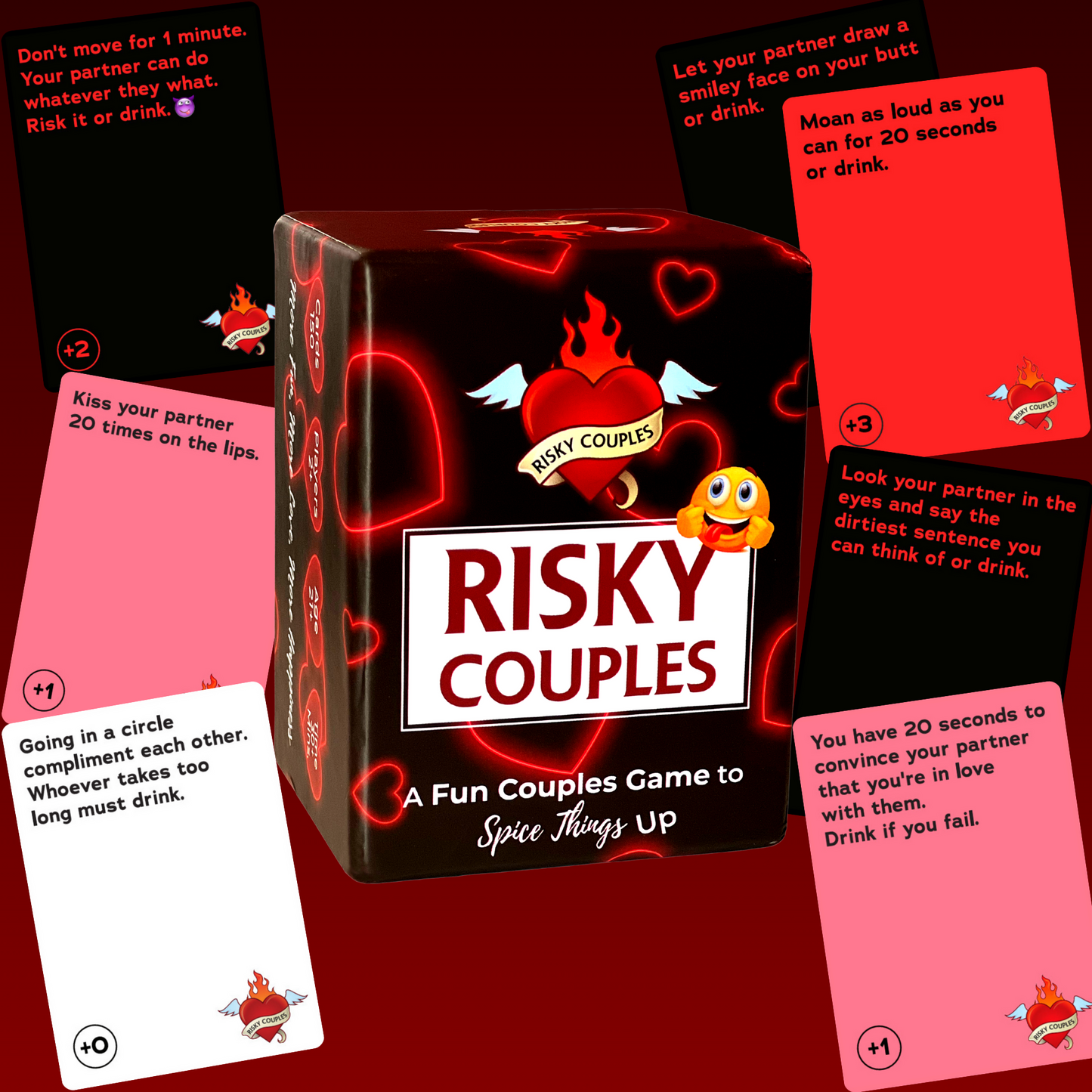 RISK IT OR DRINK IT - Fun Drinking Party Game – Risky Couples