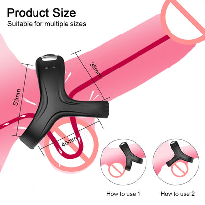 Vibrating Cock Ring for Men to Delay Ejaculation