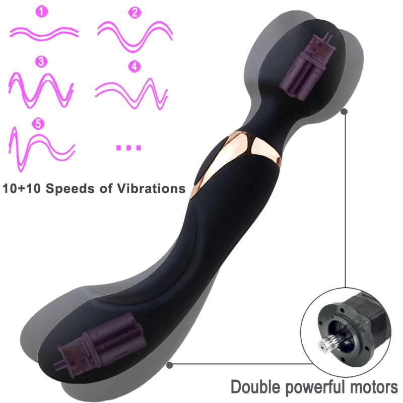 10 Speeds Powerful Vibrator