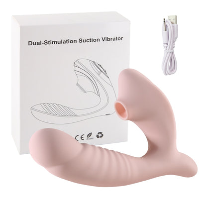 Silicone Sucking Vibrator (10 Speed Vibrating)