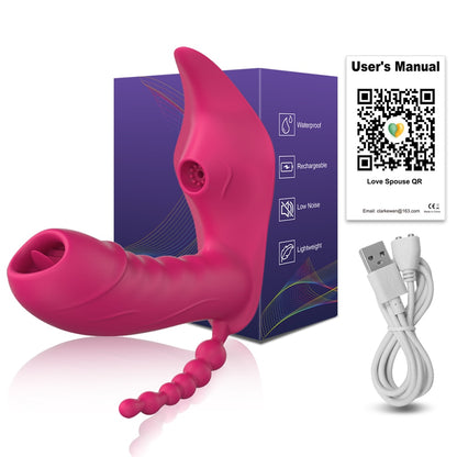 3 in 1 Bluetooth App Vibrator (Long distance toy)