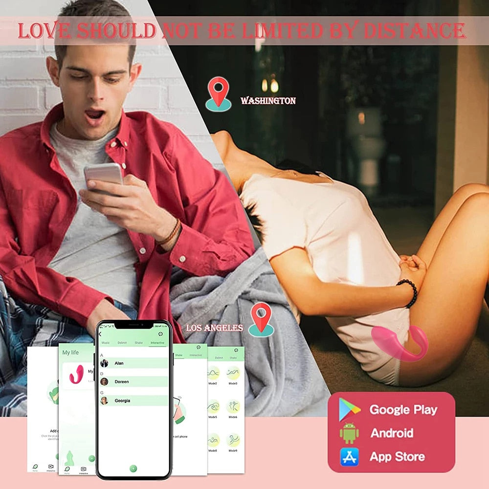 Vibrator for long-distance couple (Wireless Remote Control)