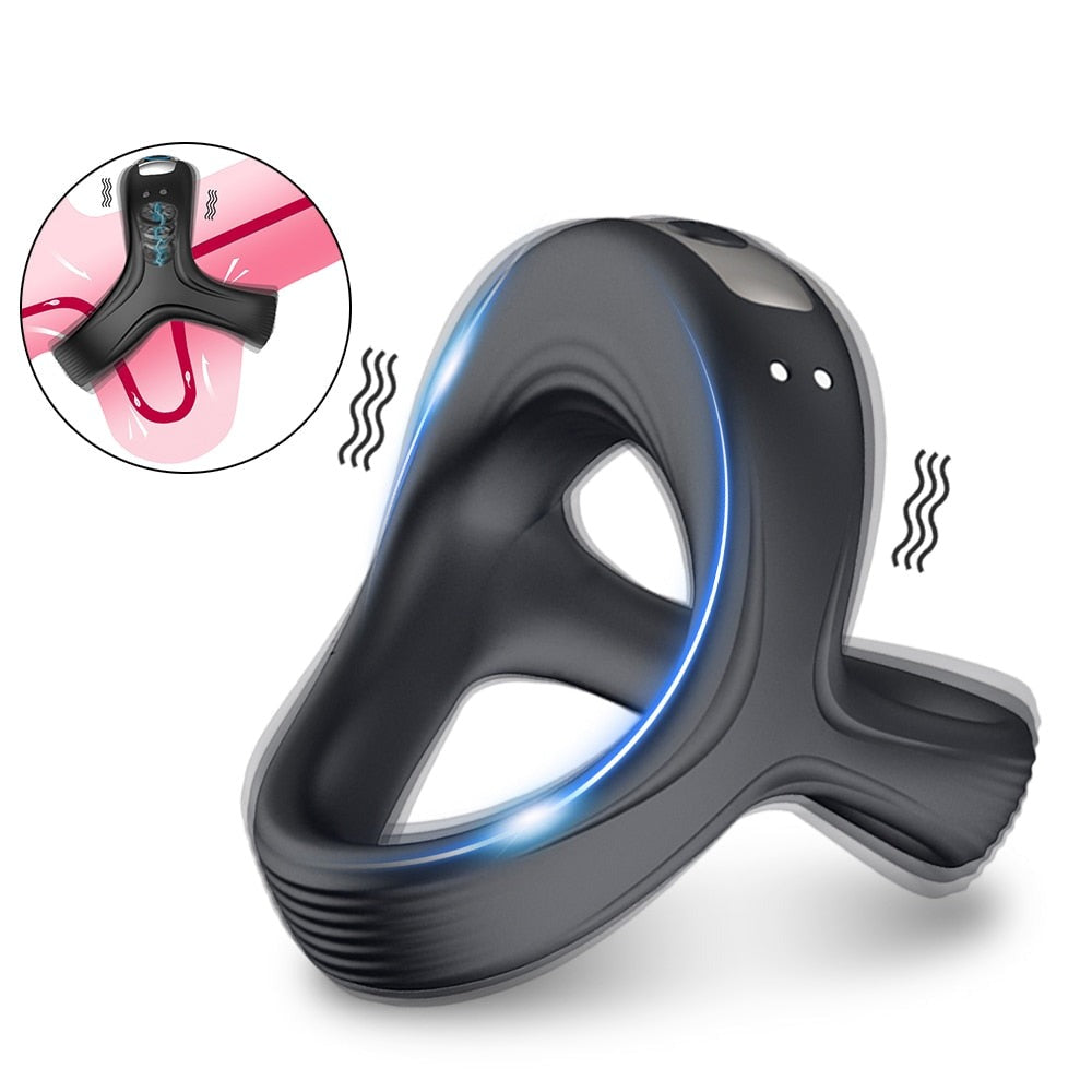 Vibrating Cock Ring for Men to Delay Ejaculation