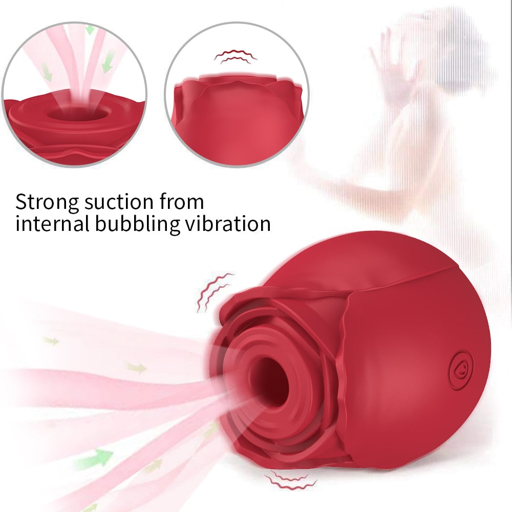 Rose Sucking Vibrator