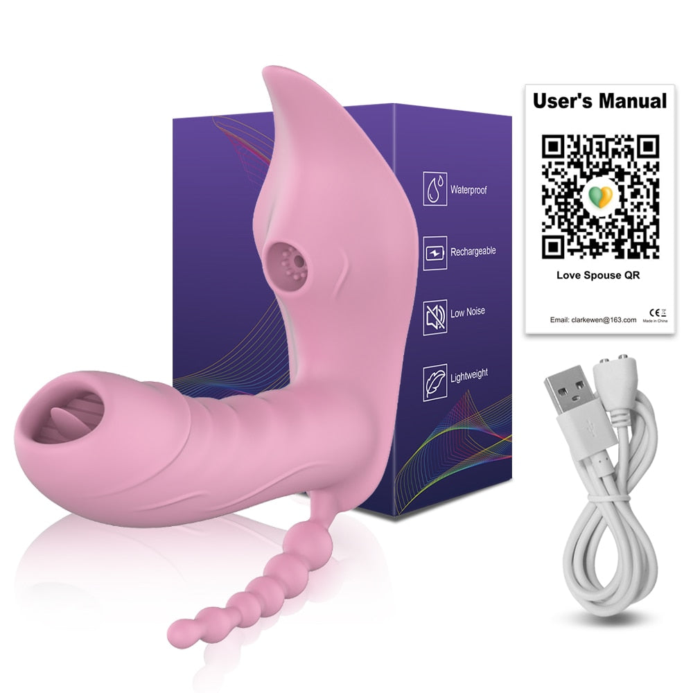 3 in 1 Bluetooth App Vibrator (Long distance toy)