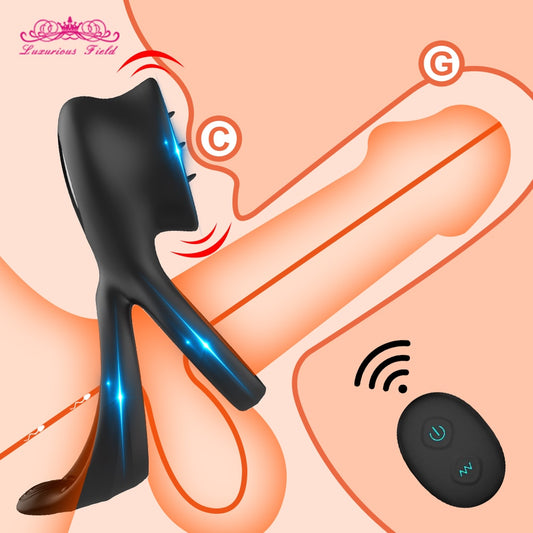 Vibrating Cock Ring With Wireless Remote