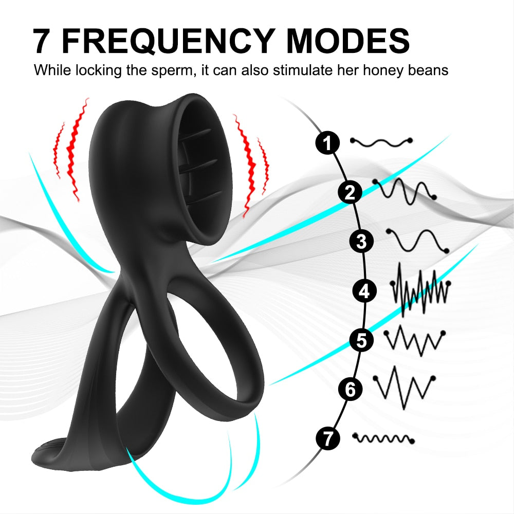 Vibrating Cock Ring With Wireless Remote